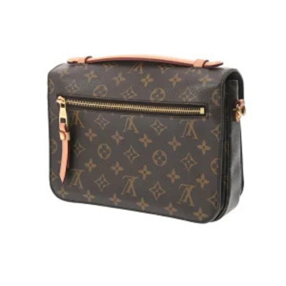 Louis Vuitton Pochette Brown Metis Canvas Monogram Handbag